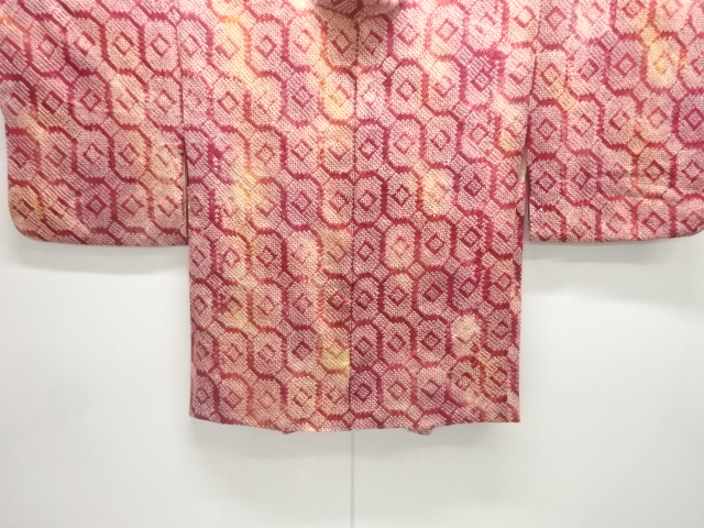 本総絞り亀甲模様絵羽織